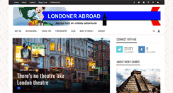 Desktop Screenshot of londonerabroad.com